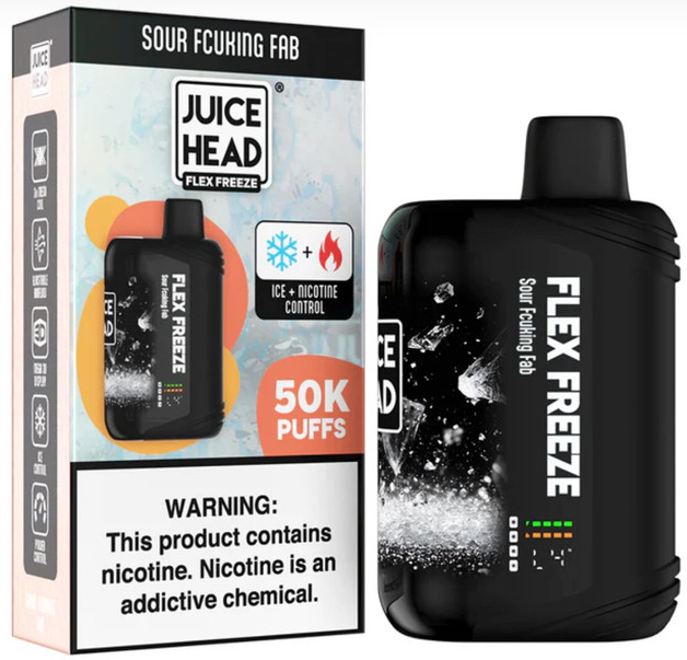 Juice Head Flex Freeze 50K Puff Henry's Vape Juice Head Flex Freeze 50K Puff Henry's Vape